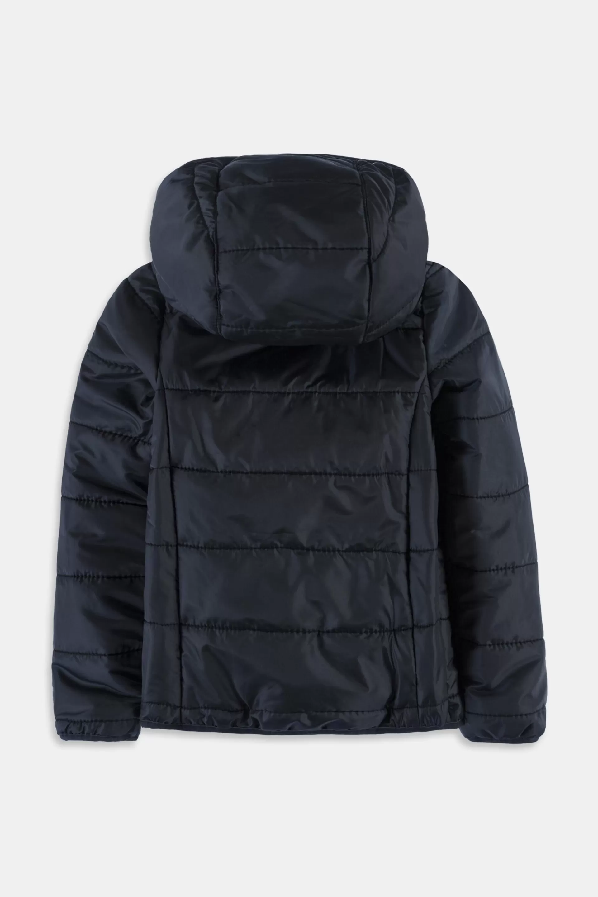 Wattierte Steppjacke mit Kapuze-ESPRIT Store