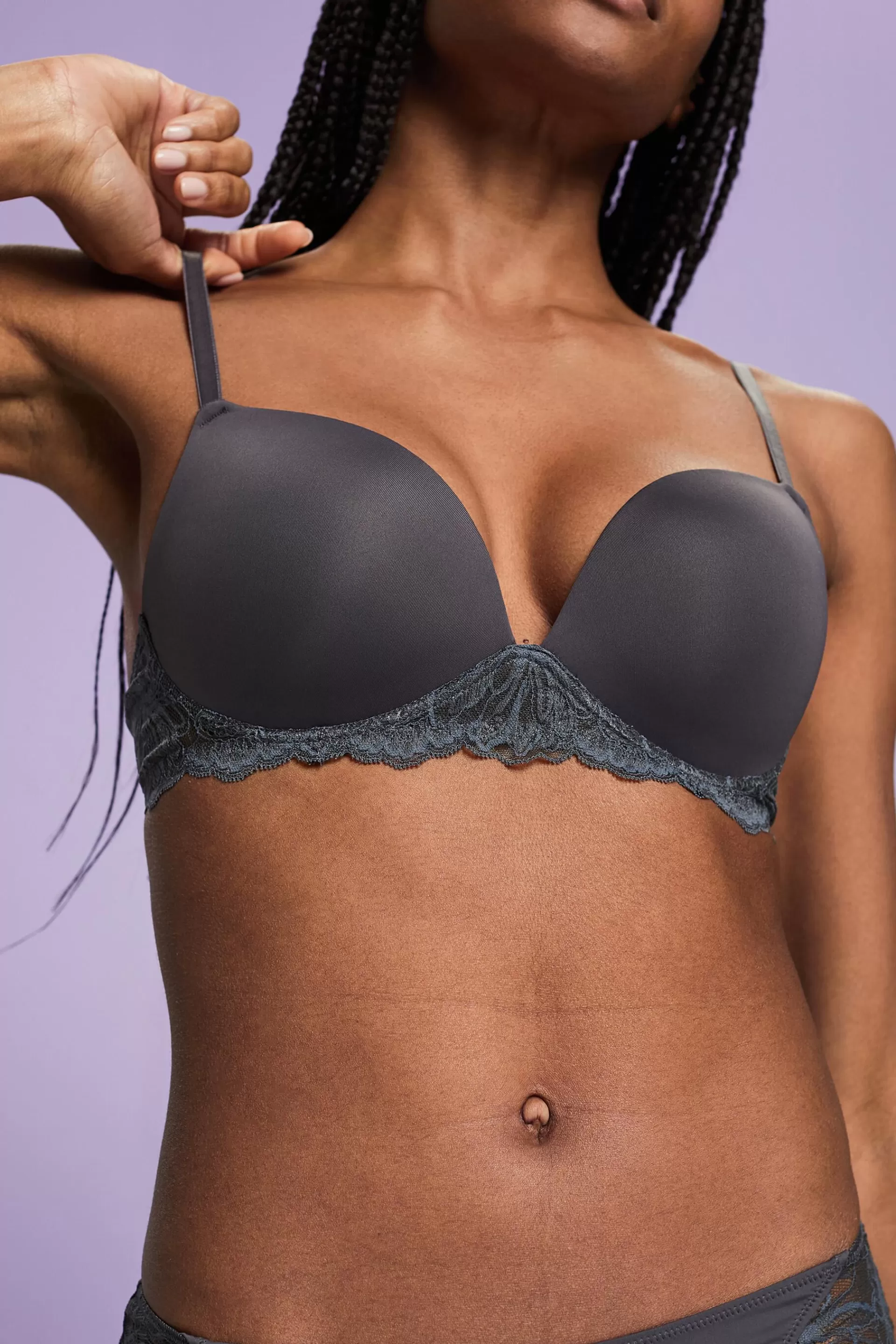 Wattierter Bügel-BH mit Push-up-Funktion-ESPRIT Fashion