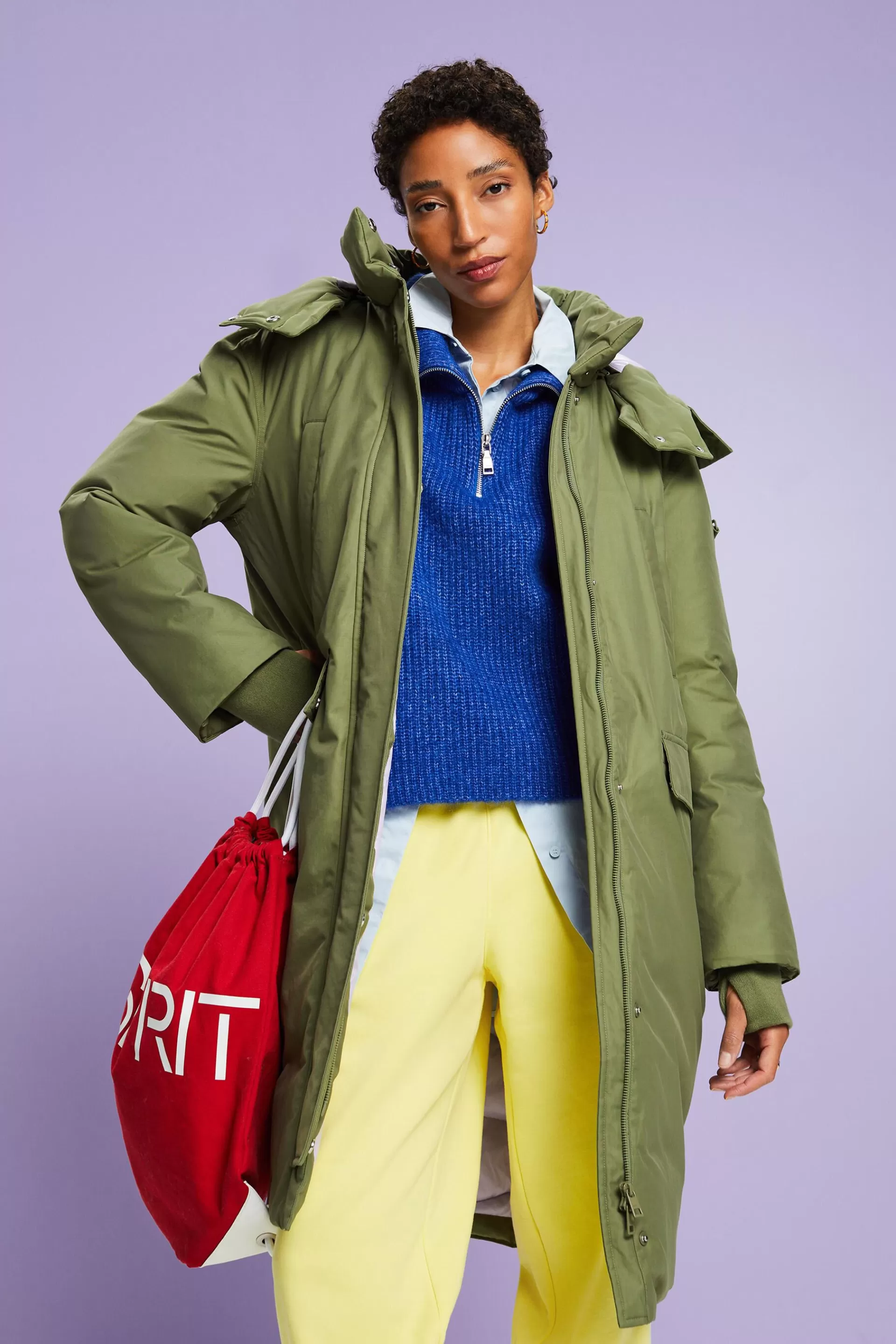 Wattierter Parkamantel-ESPRIT Flash Sale