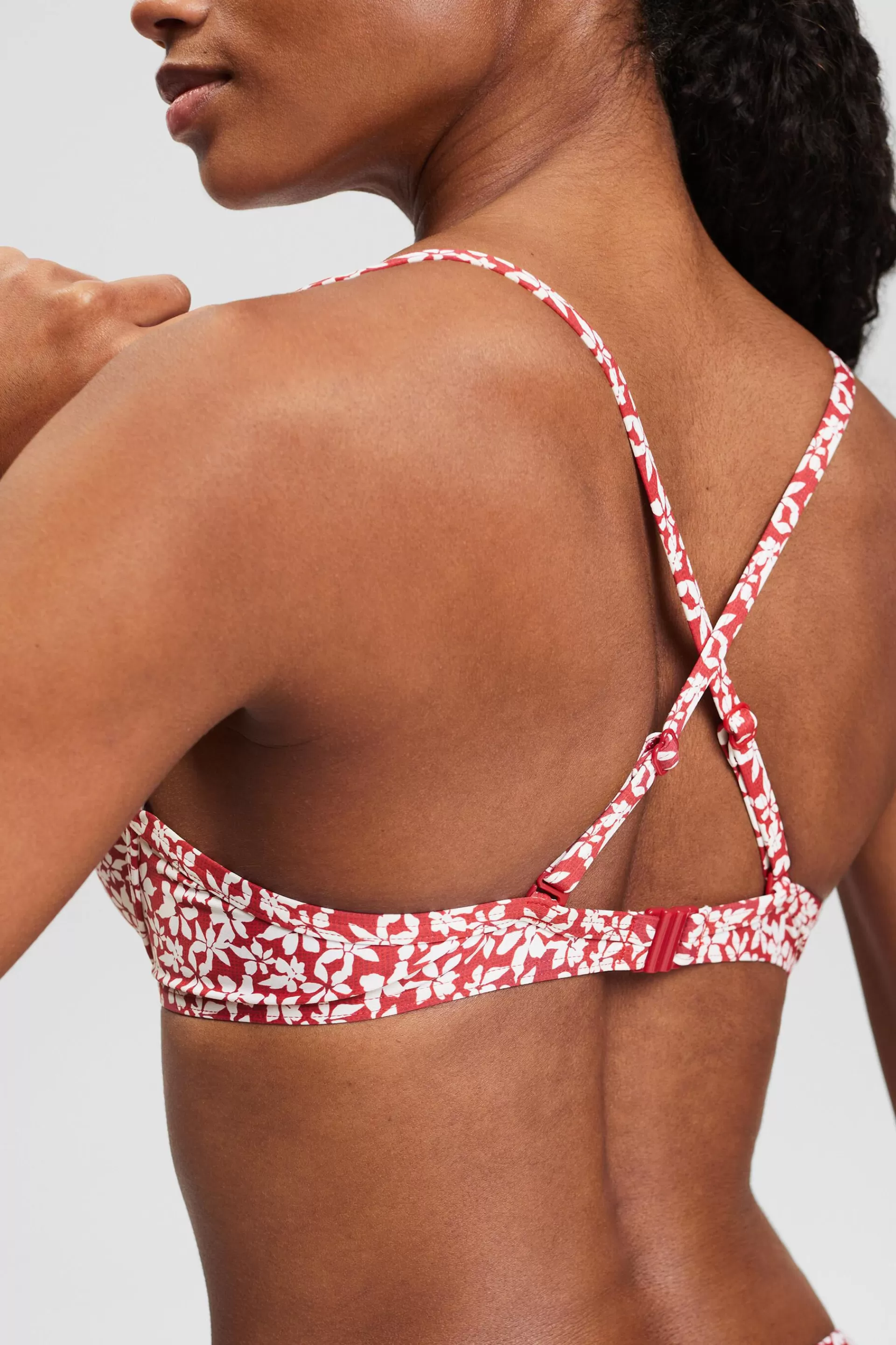 Wattiertes Bikinitop mit Print-ESPRIT Flash Sale