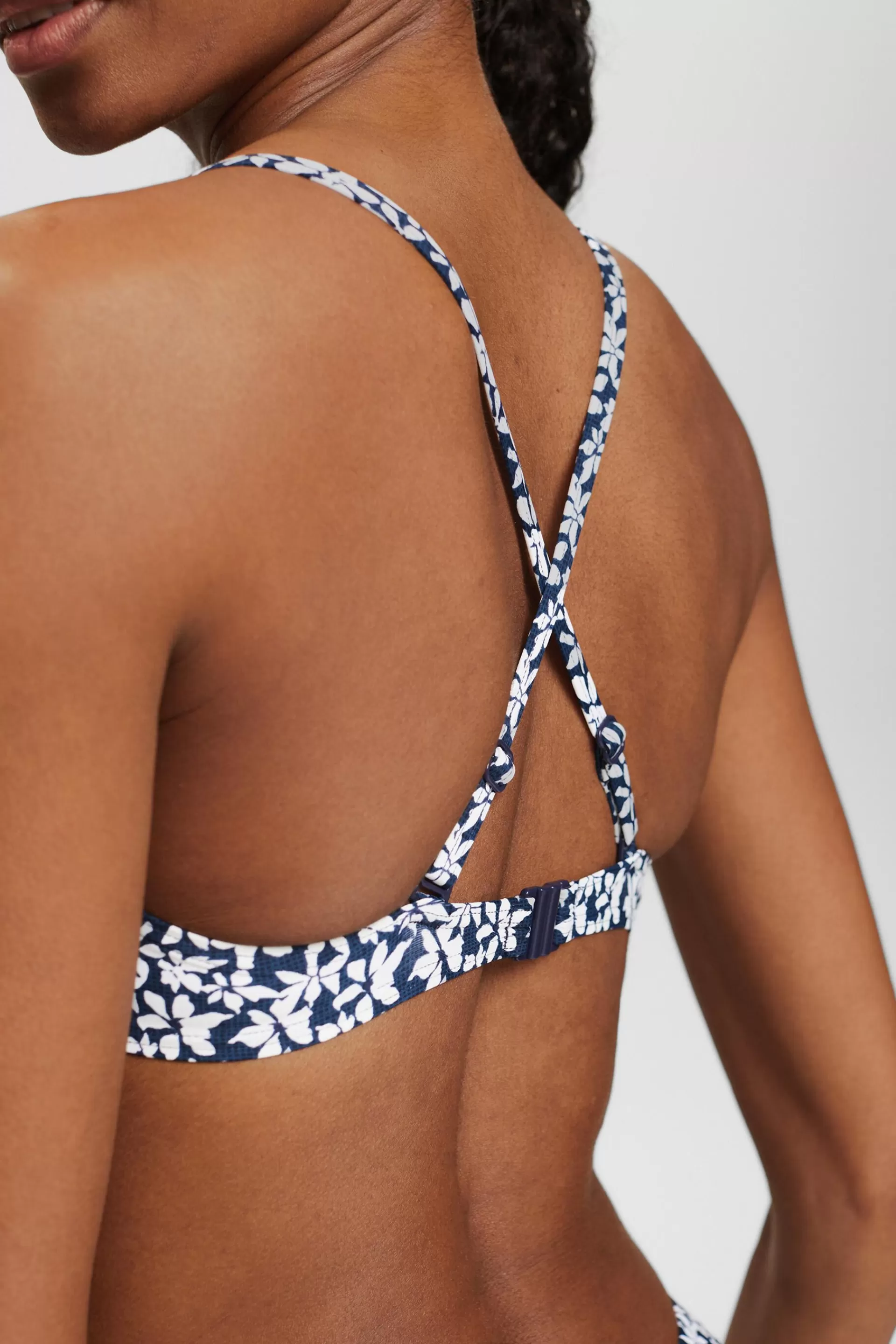 Wattiertes Bikinitop mit Print-ESPRIT New