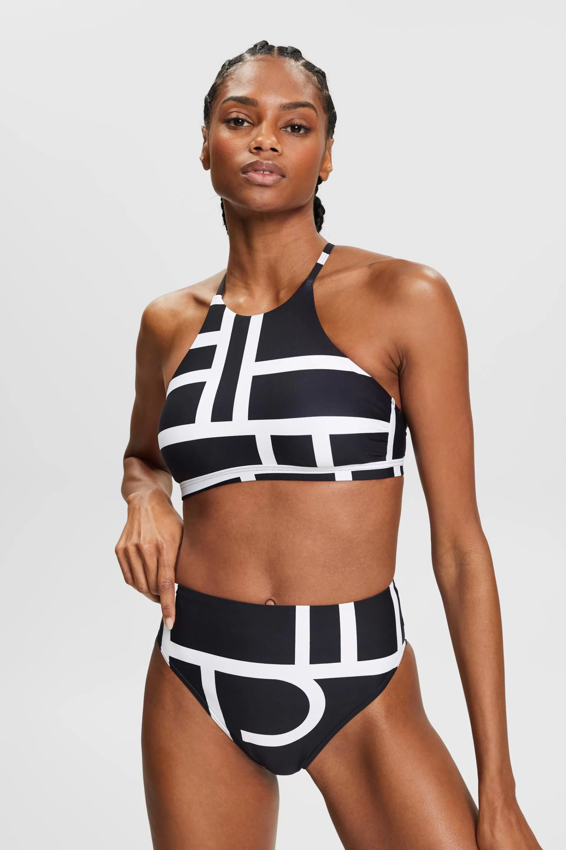 Wattiertes Bikinitop mit Print-ESPRIT Best Sale