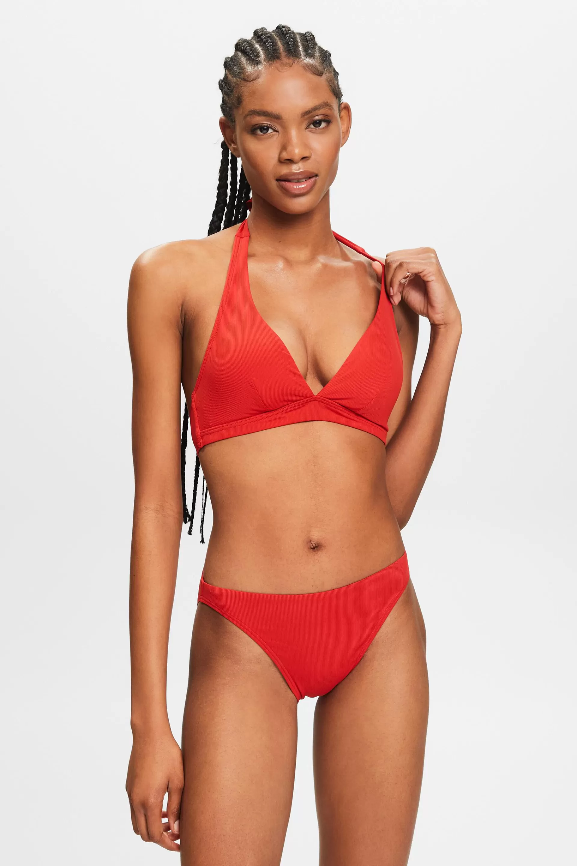 Wattiertes Neckholder-Bikinitop-ESPRIT Fashion