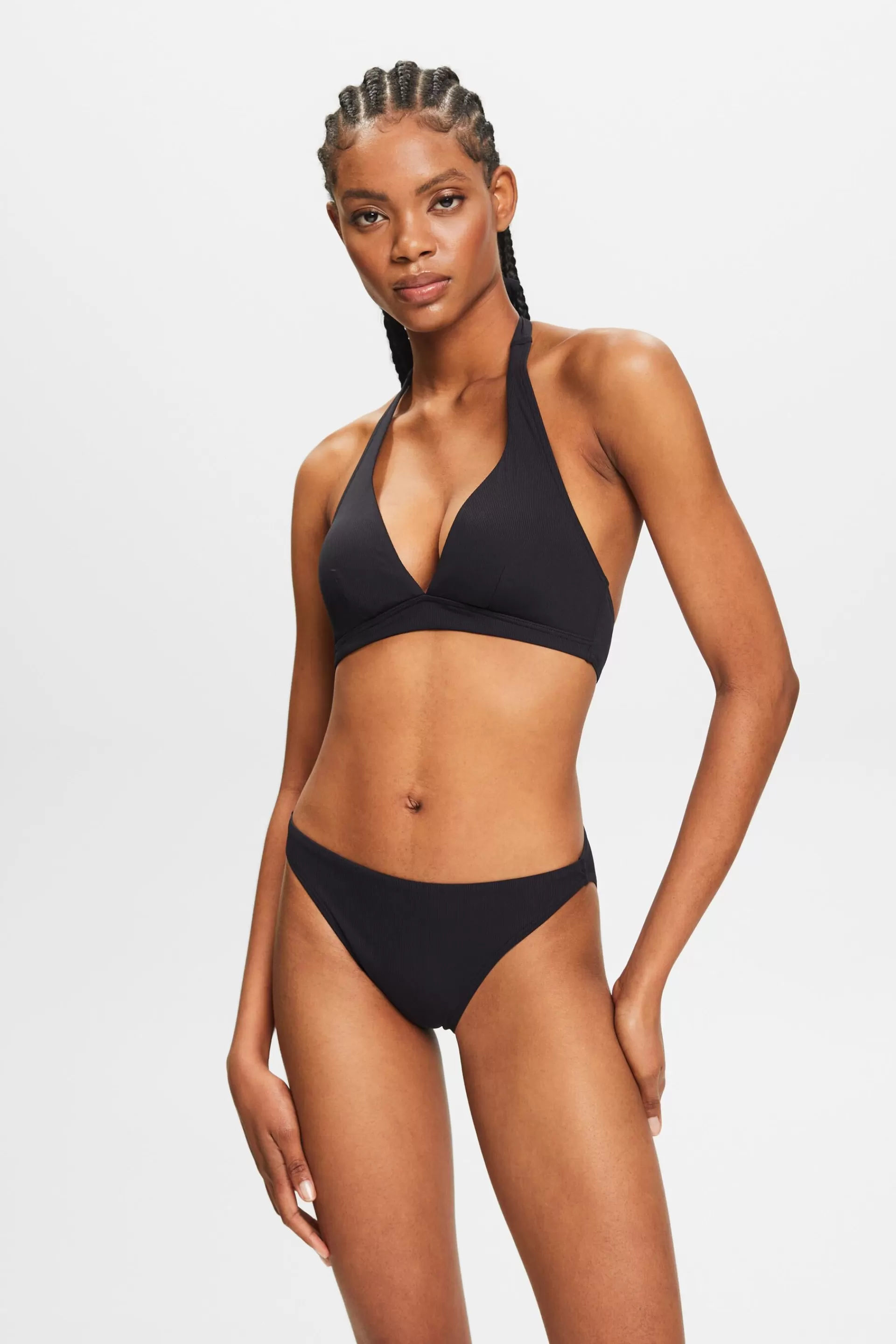 Wattiertes Neckholder-Bikinitop-ESPRIT Best Sale