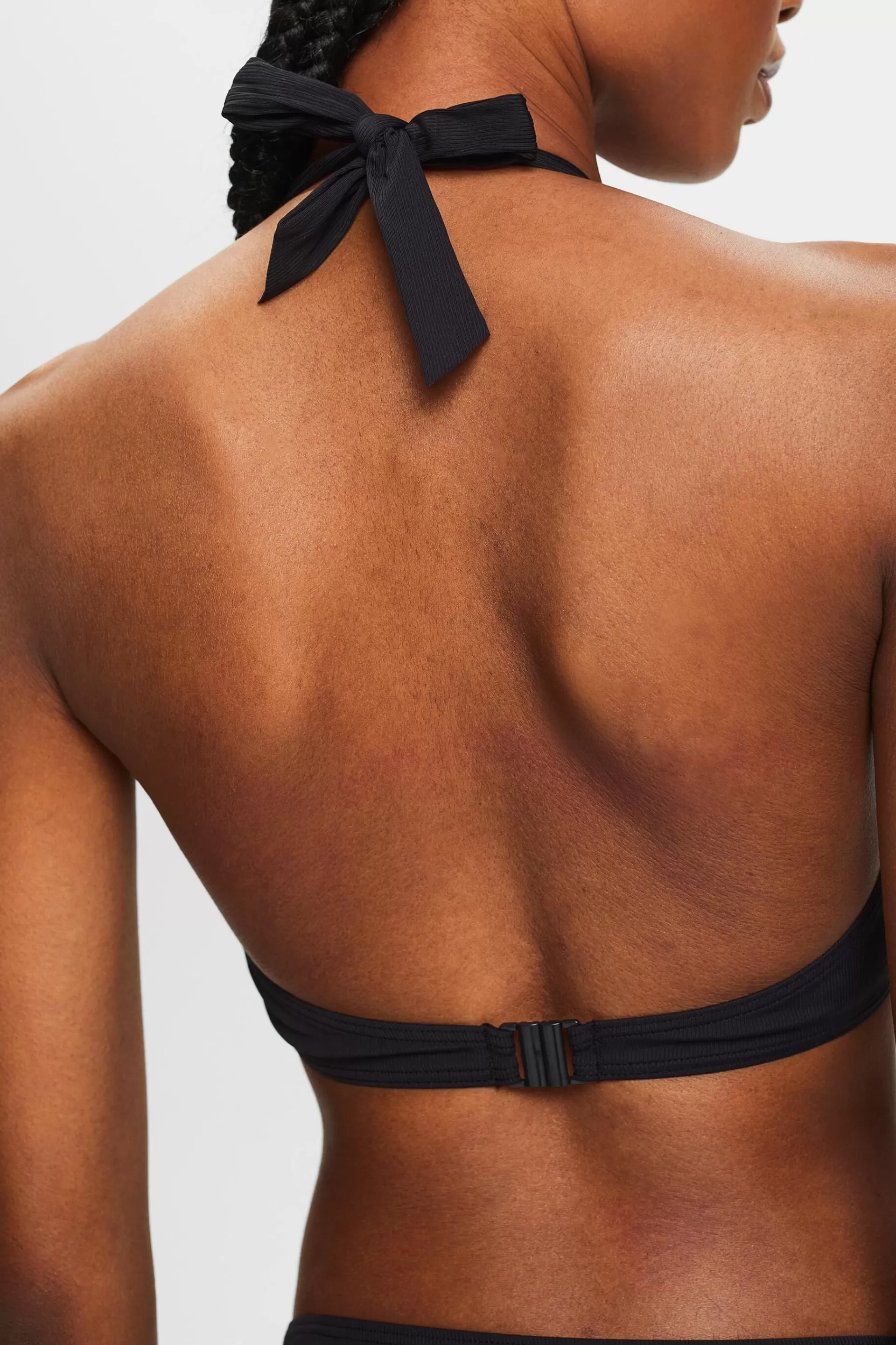 Wattiertes Neckholder-Bikinitop-ESPRIT Best Sale