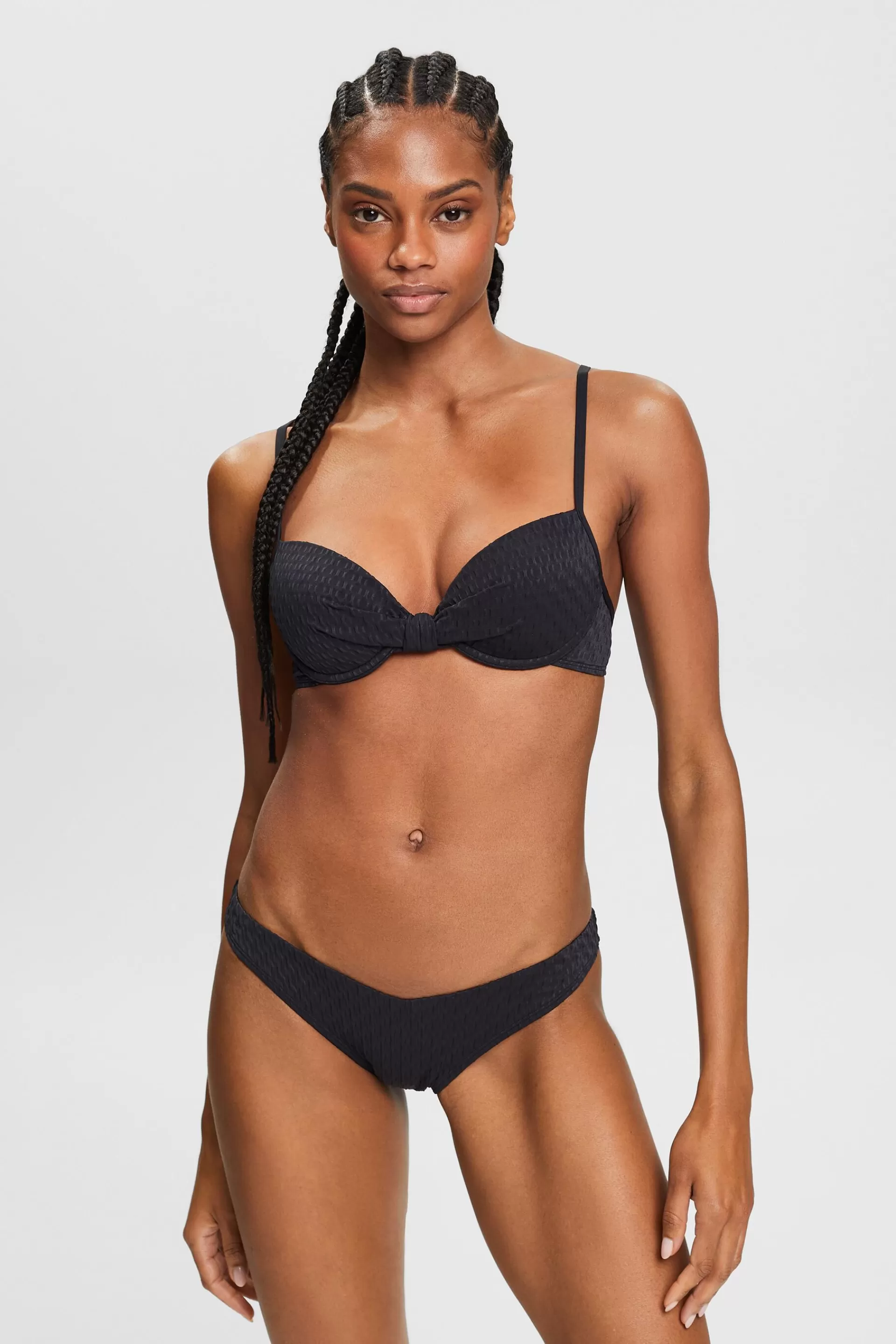 Wattiertes, strukturiertes Bikinitop-ESPRIT New