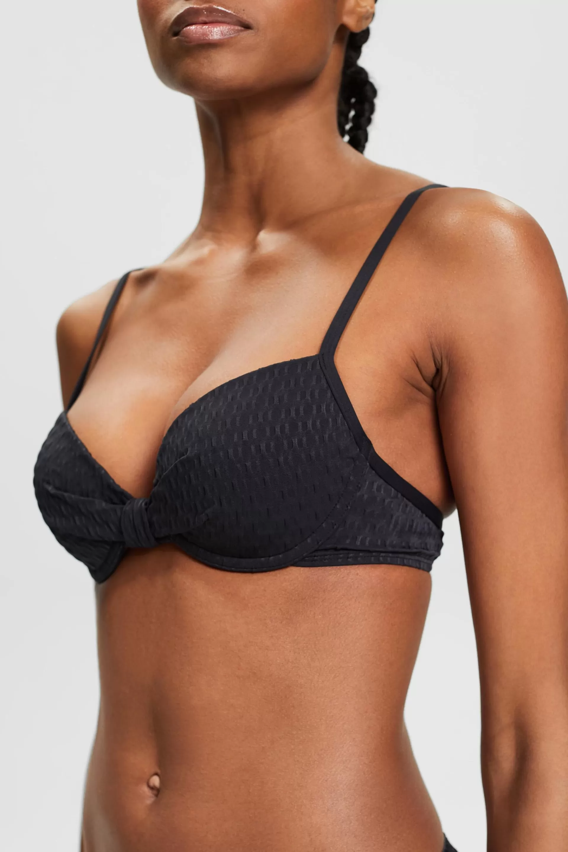 Wattiertes, strukturiertes Bikinitop-ESPRIT New