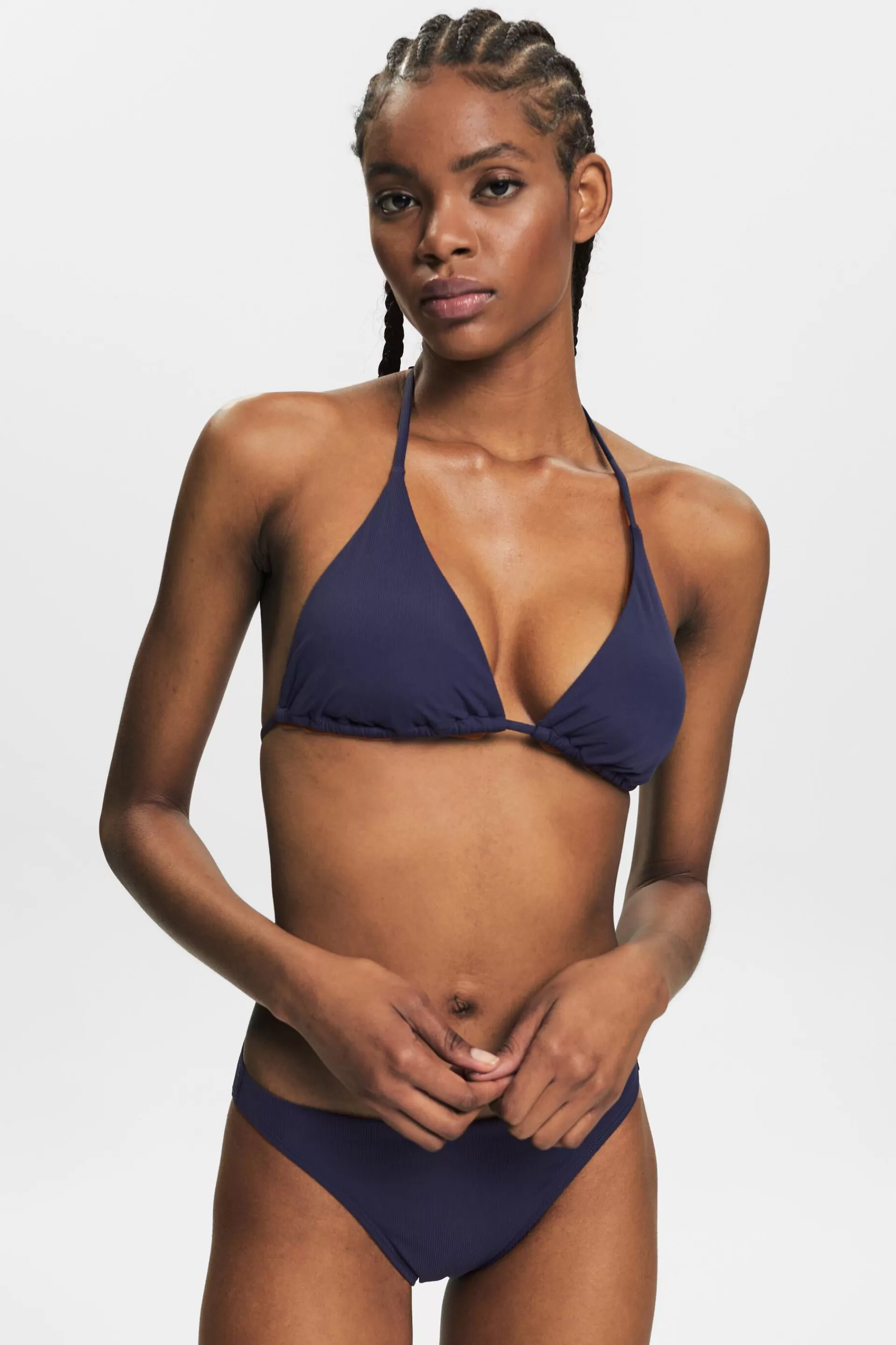 Wattiertes Triangel-Bikinitop-ESPRIT Cheap