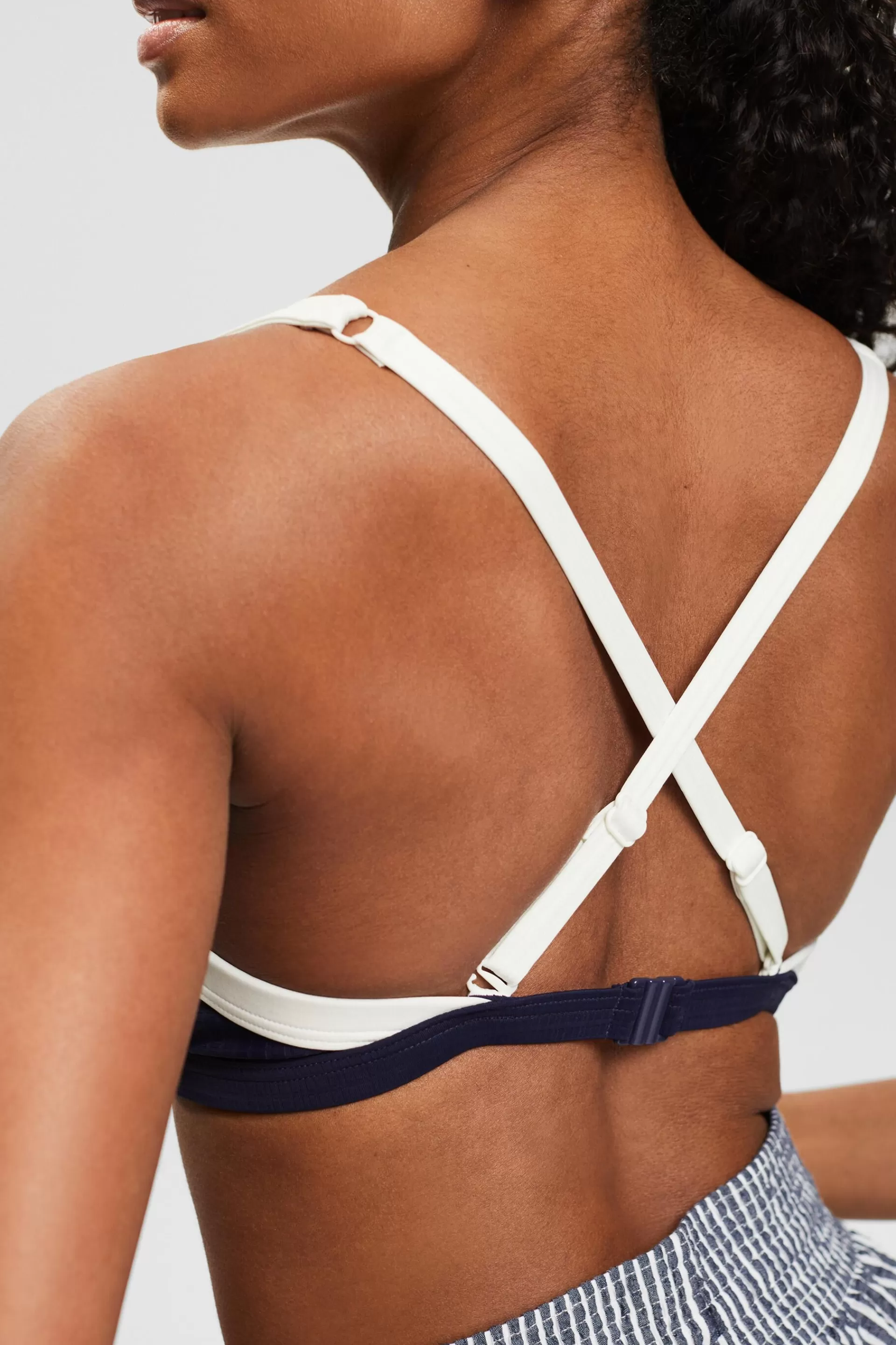 Wattiertes Triangel-Bikinitop-ESPRIT Fashion