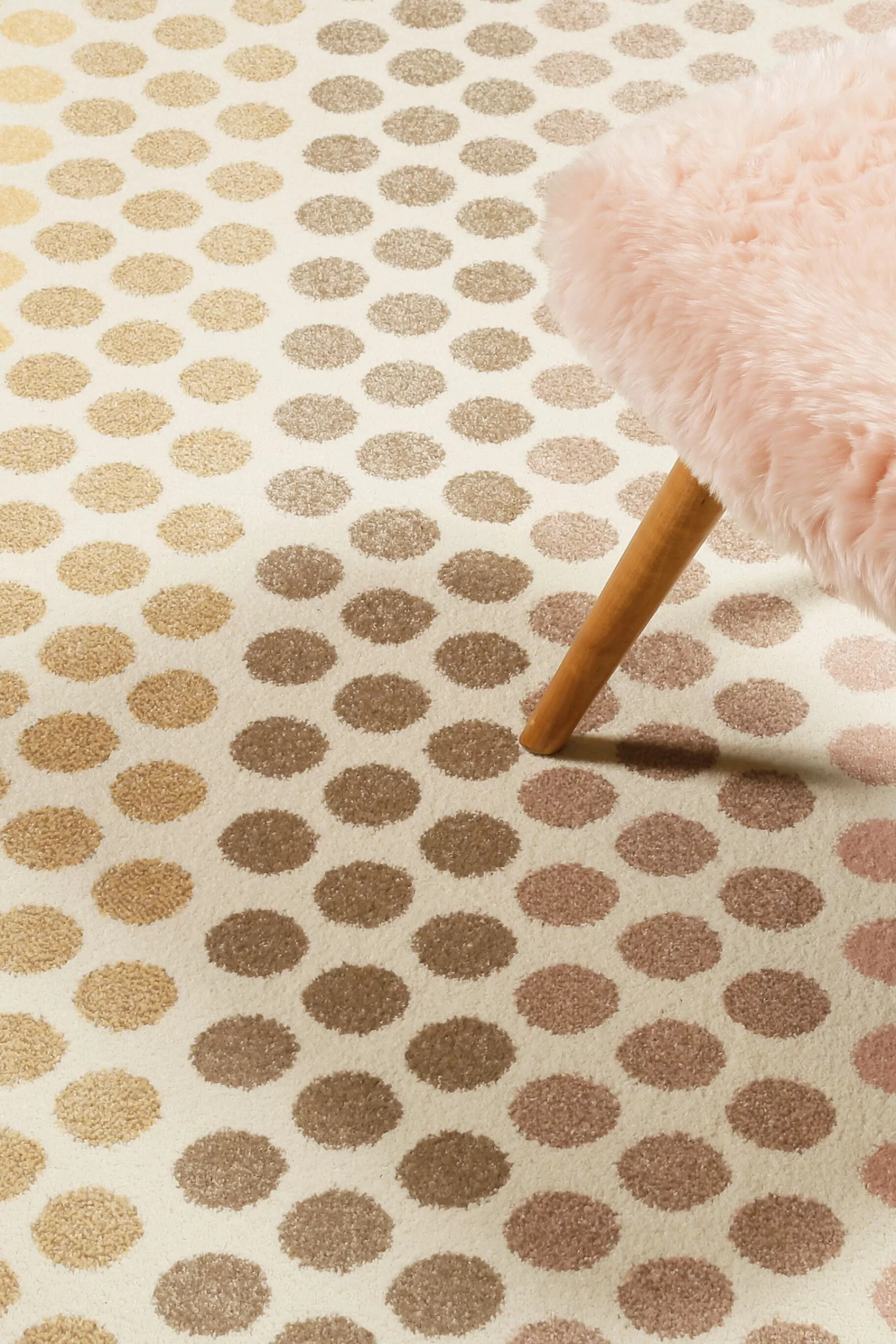 Web-Teppich mit dezentem Kreis-Muster-ESPRIT Shop