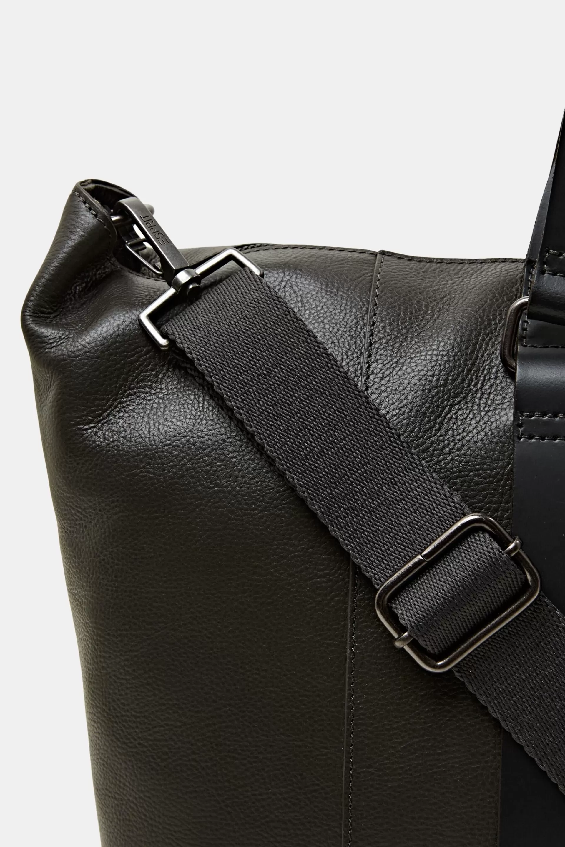 Weekender-Tasche aus Leder-ESPRIT Store