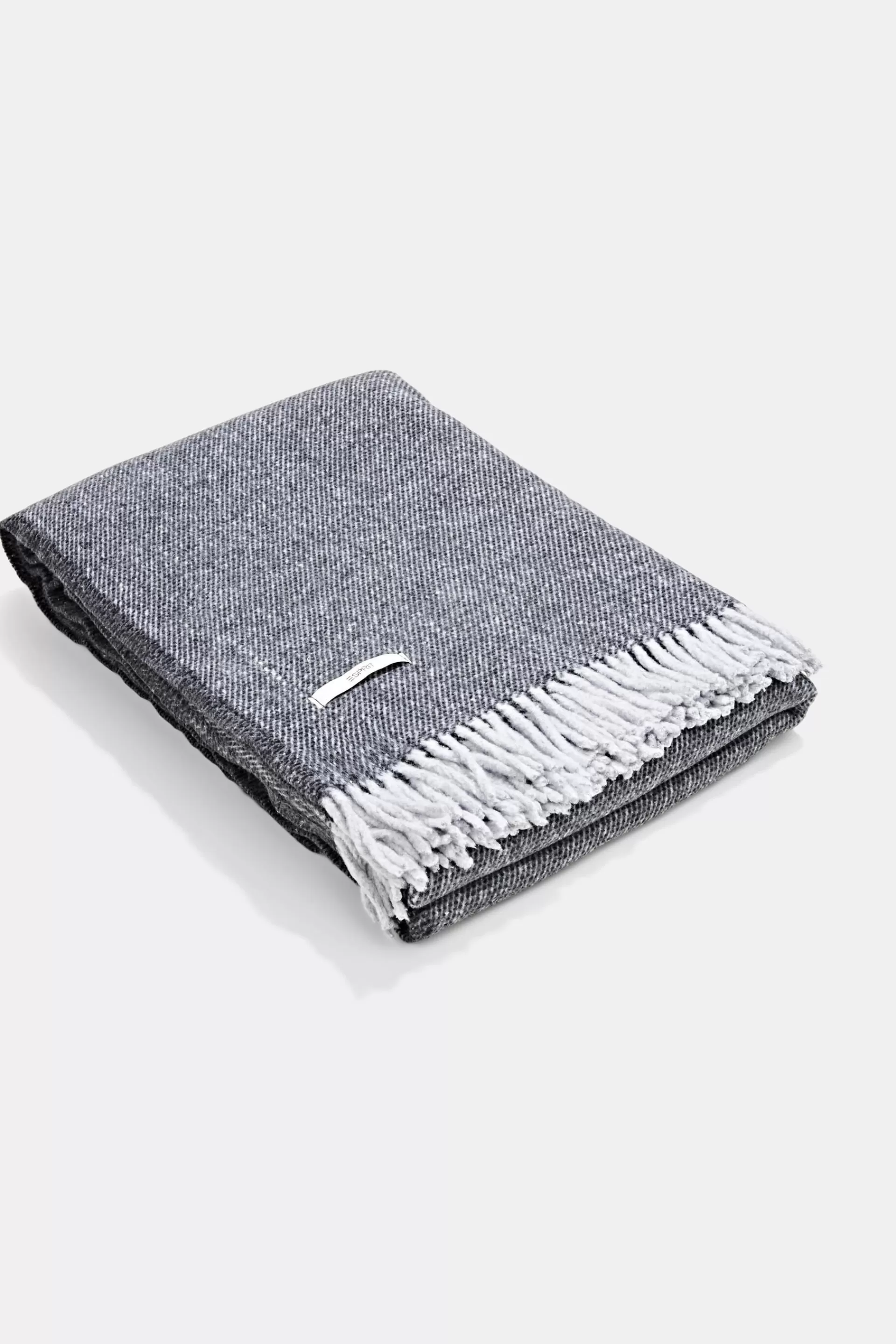 Weiches Plaid aus Baumwoll-Mix-ESPRIT Cheap
