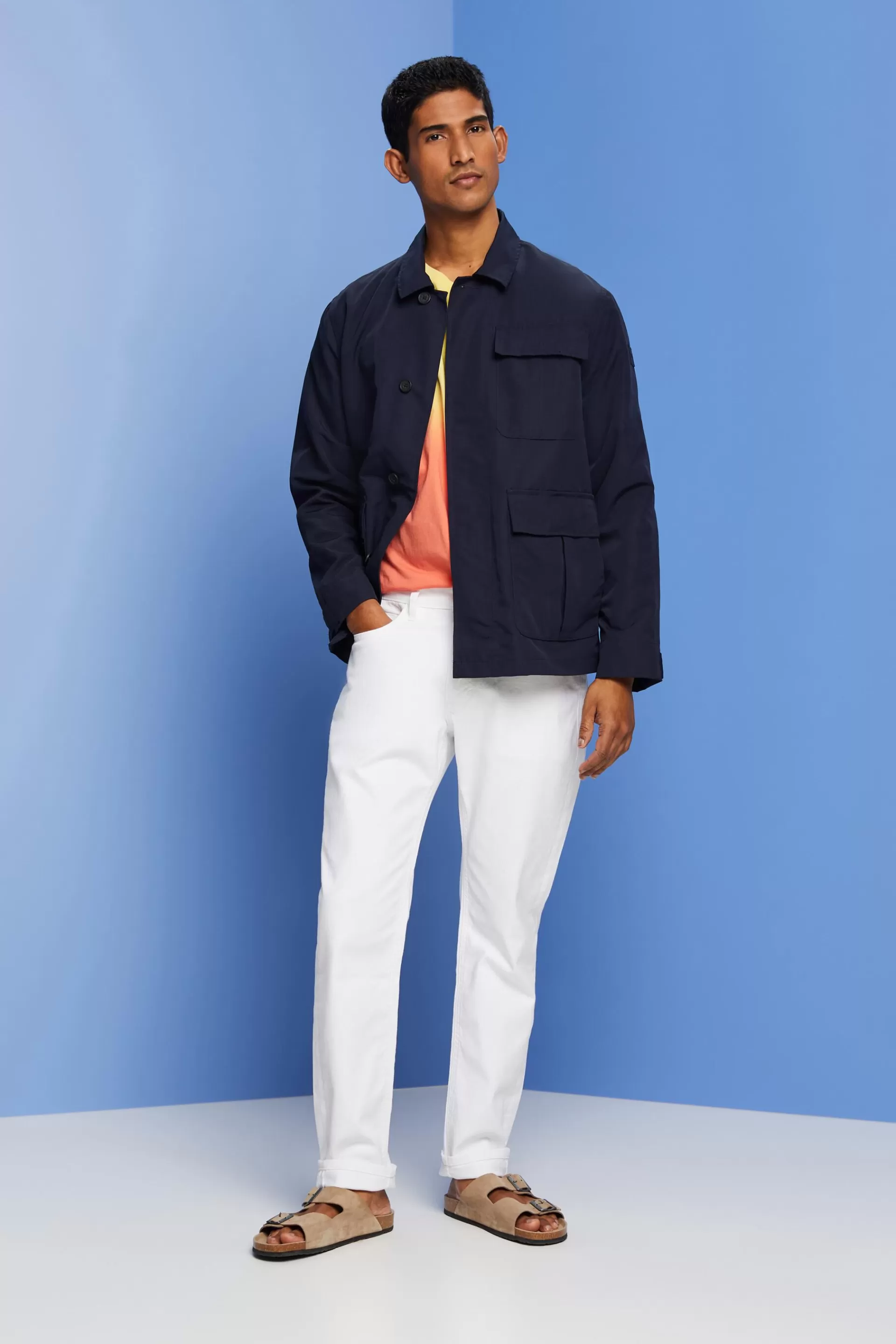 Weiße Stretch-Jeans-ESPRIT Best Sale