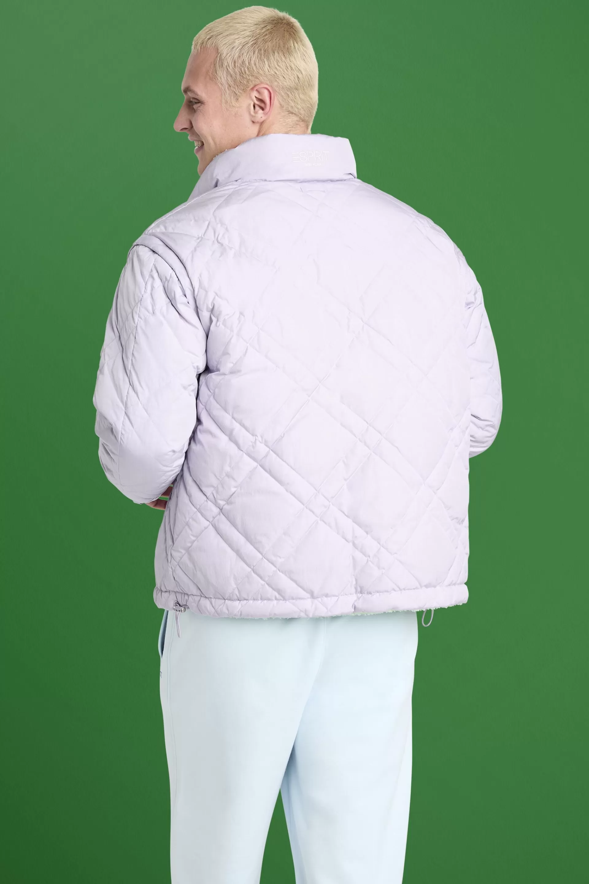 Wendesteppjacke mit abnehmbaren Ärmeln-ESPRIT Best