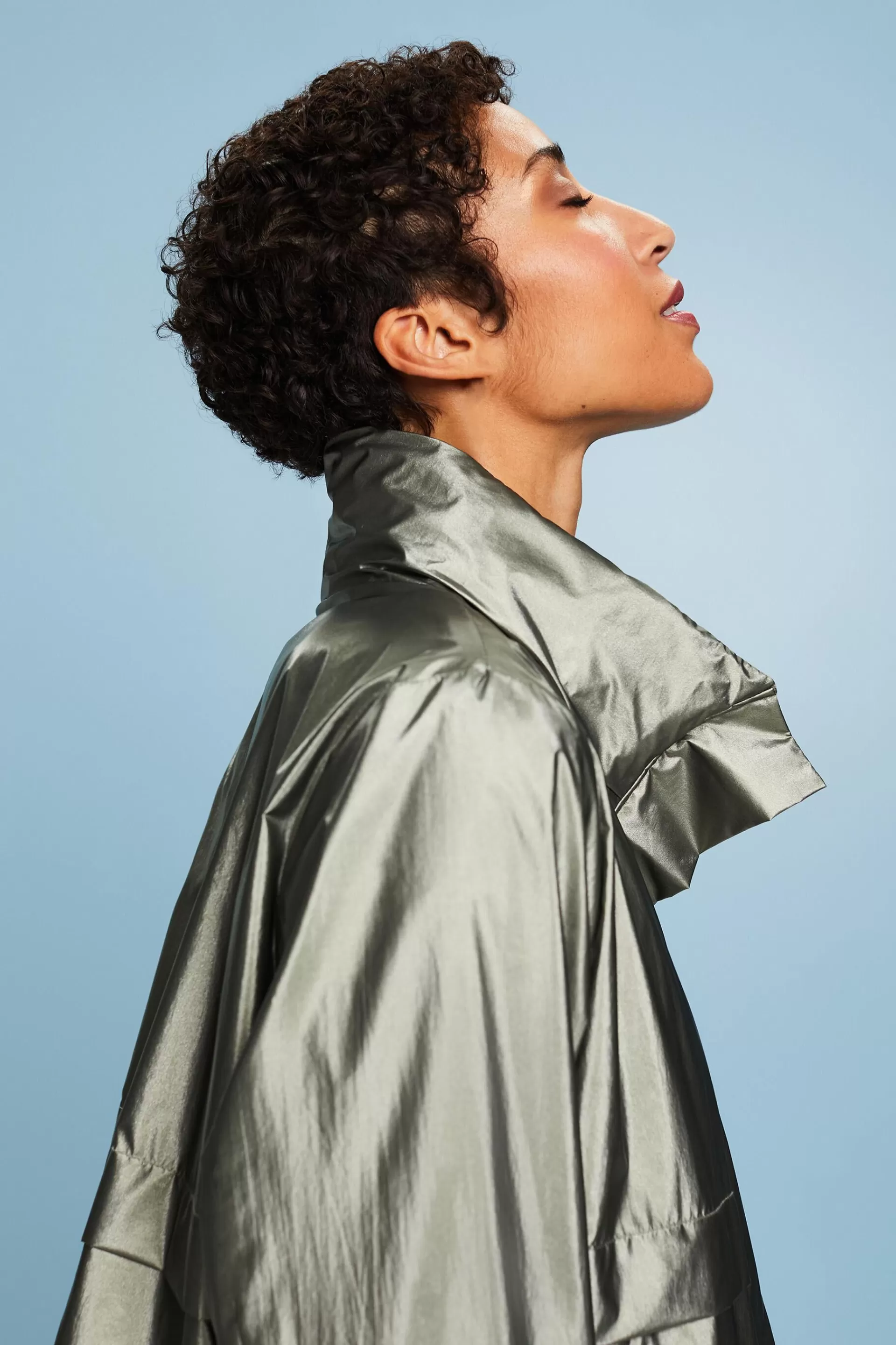Windjacke mit Metallic-Beschichtung-ESPRIT Sale