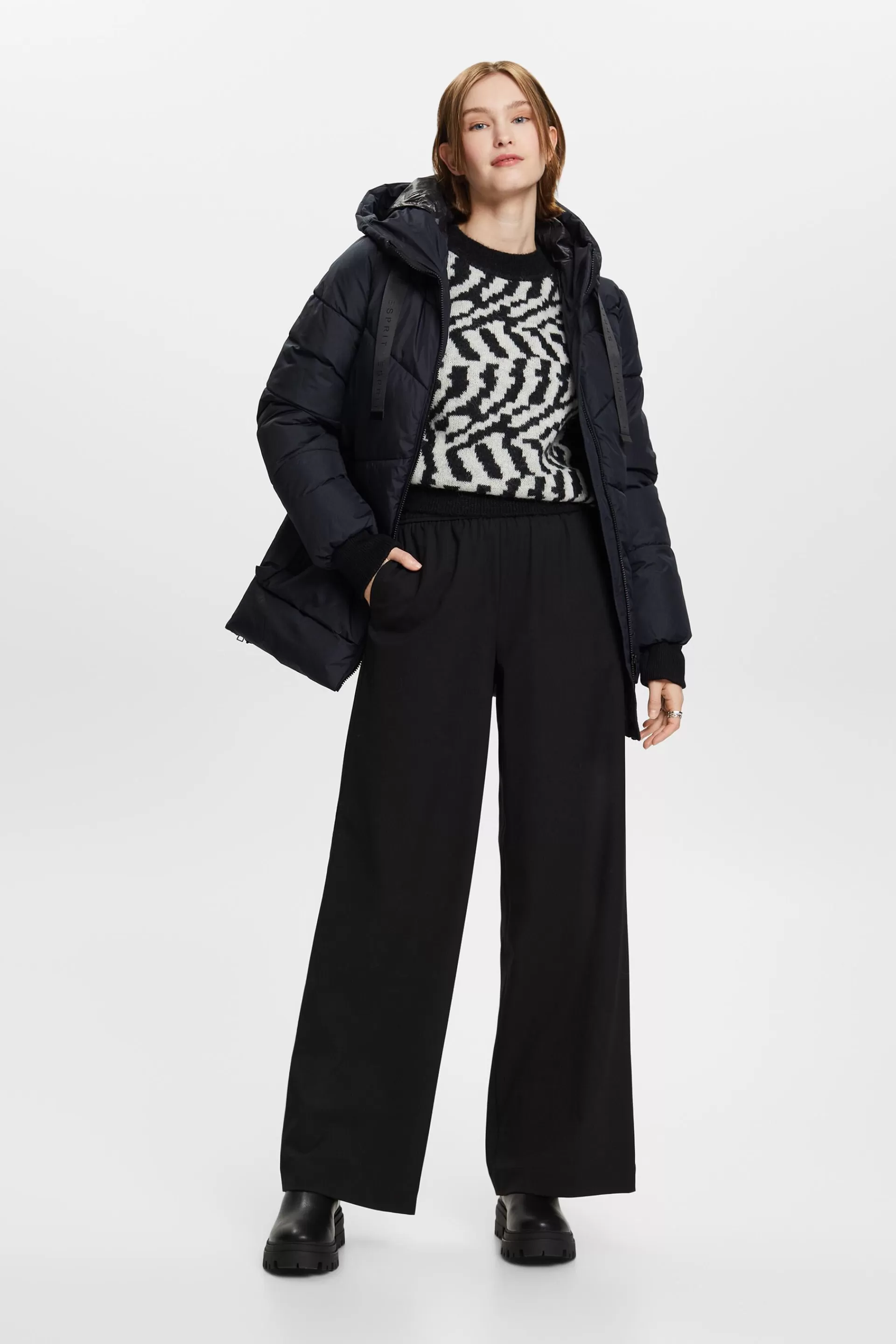 Wollmix-Pullover mit Mohair-ESPRIT Sale