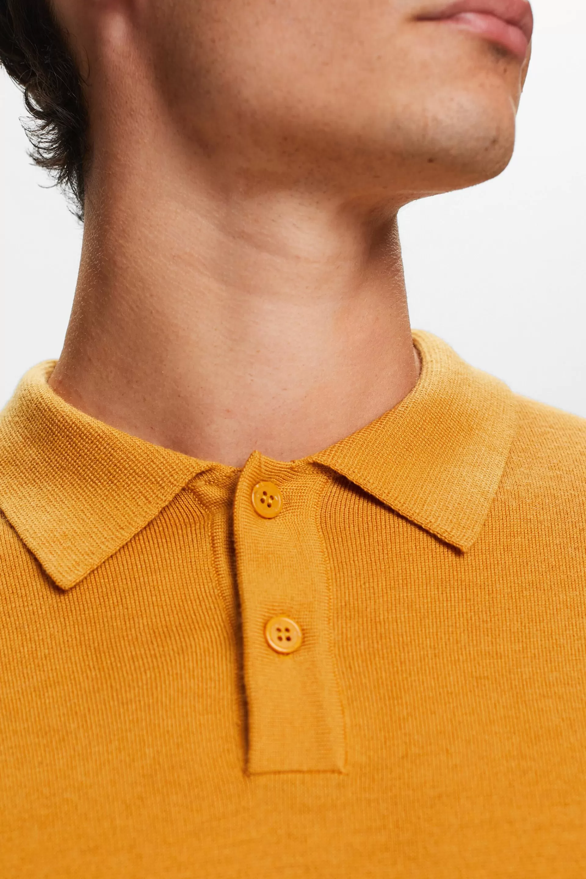 Wollpullover im Polo-Stil-ESPRIT Store