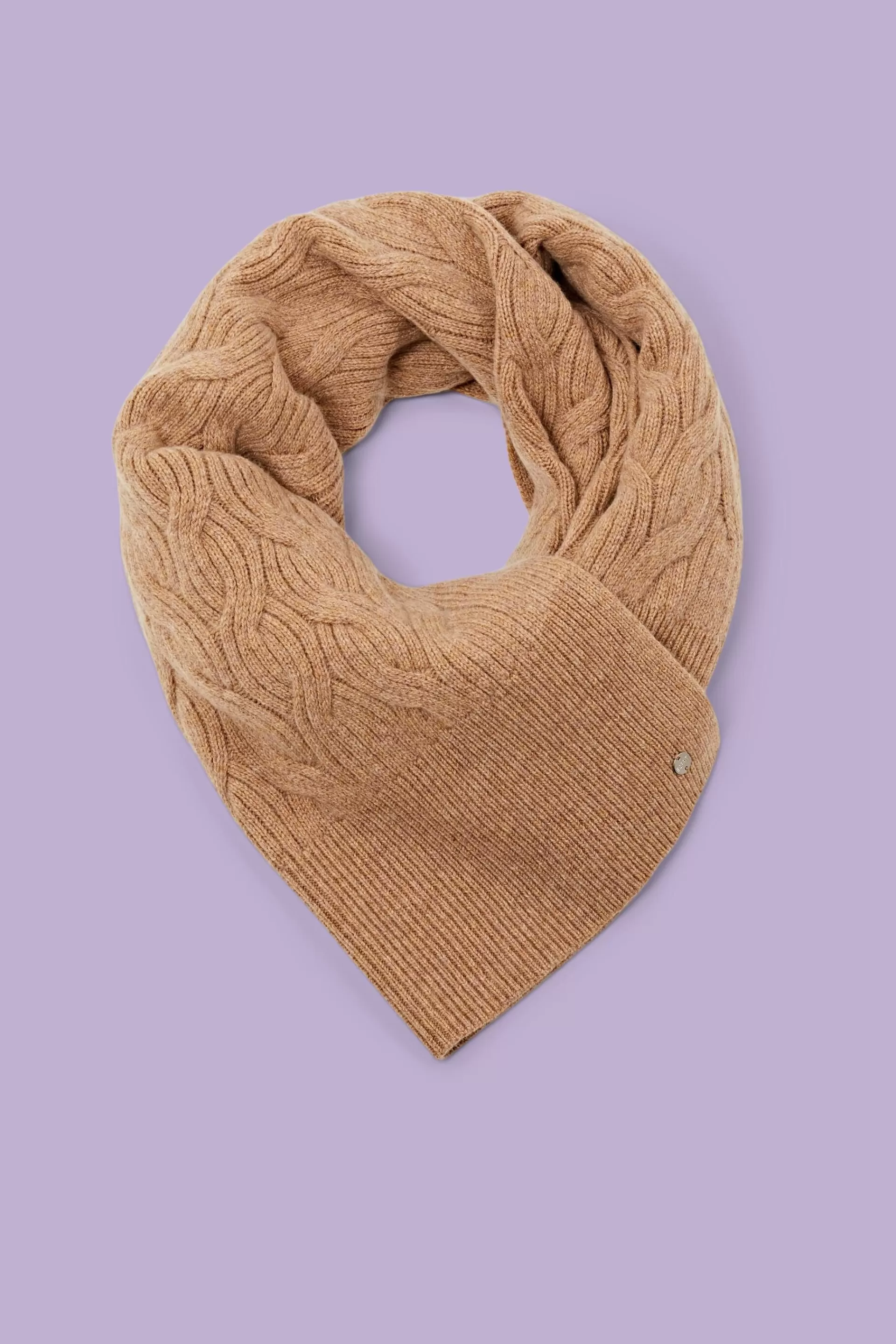 Zopfstrickschal aus Kaschmir-ESPRIT Best
