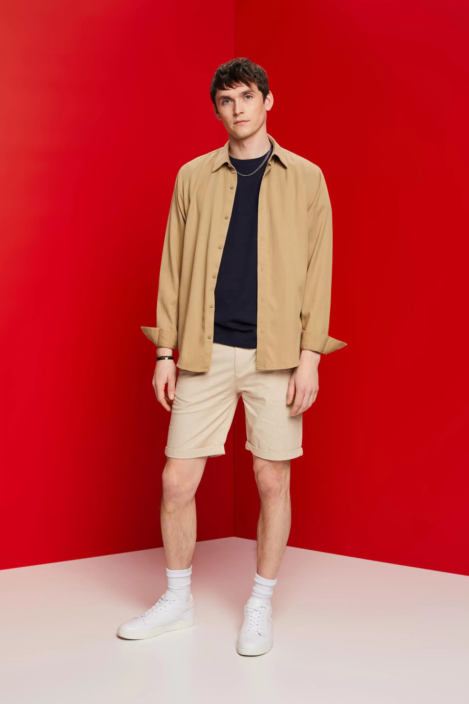 Zweifarbige Chino-Shorts-ESPRIT Best