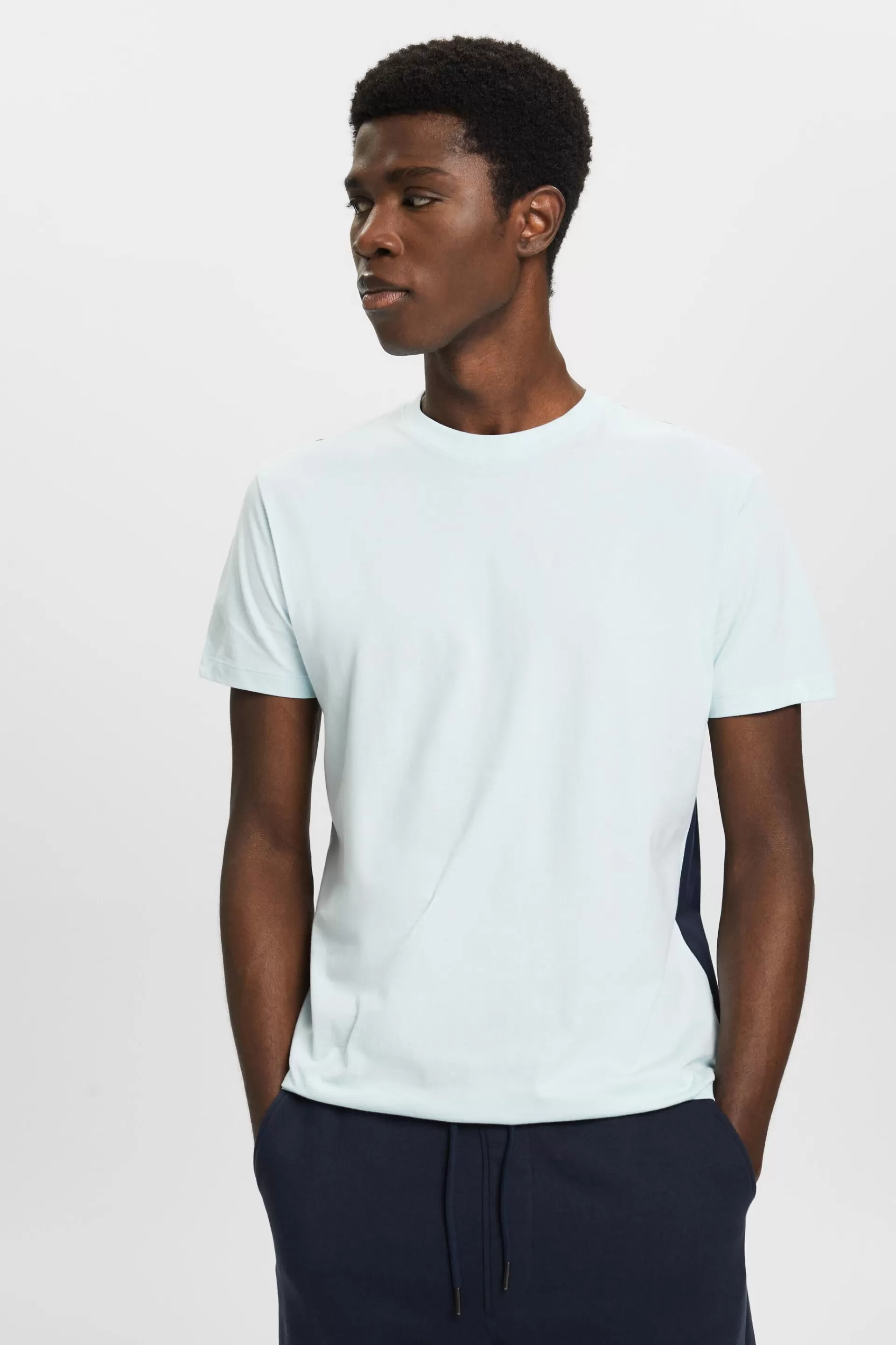 Zweifarbiges T-Shirt aus Baumwolle-ESPRIT Sale
