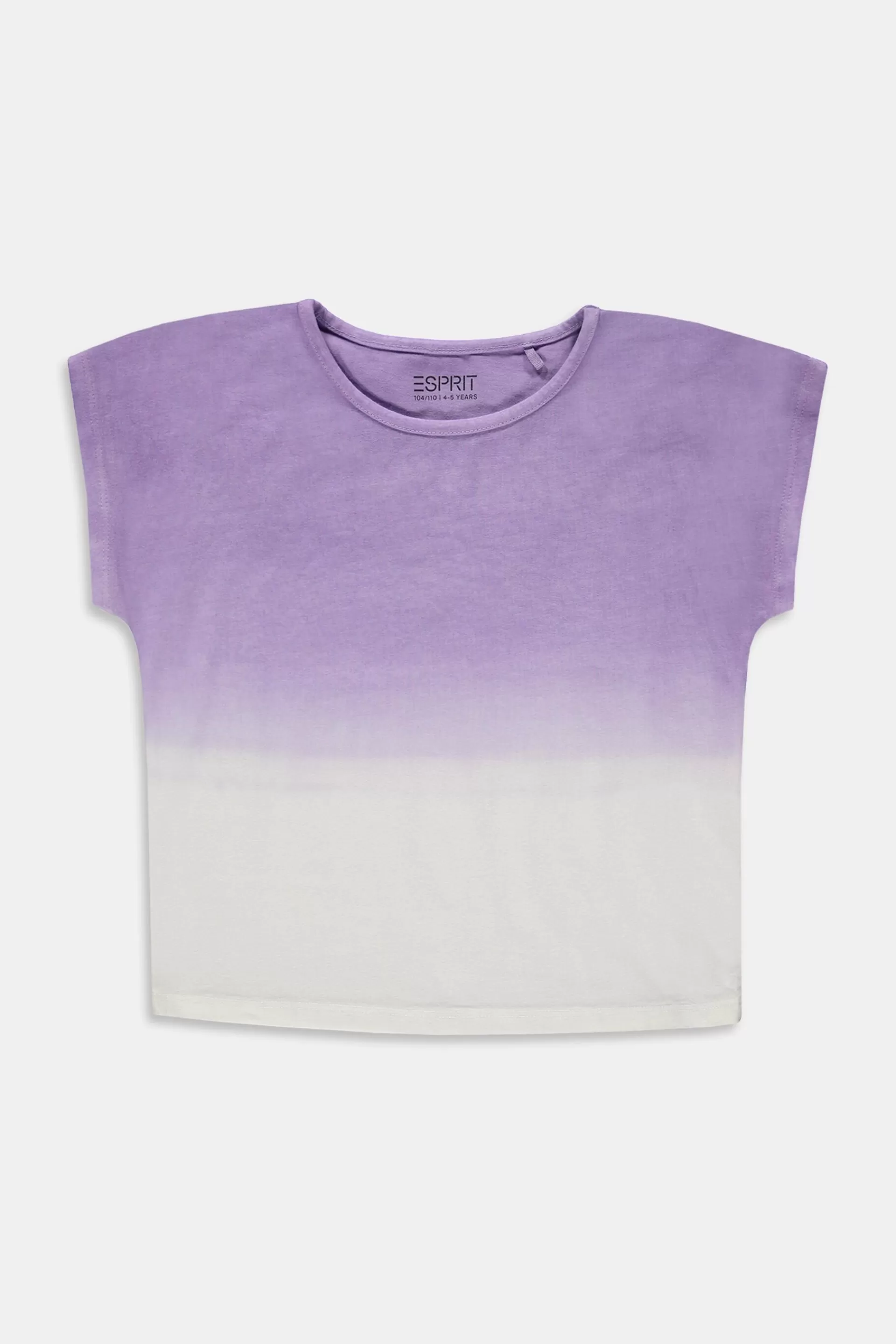 Zweifarbiges T-Shirt mit Logo-ESPRIT Discount