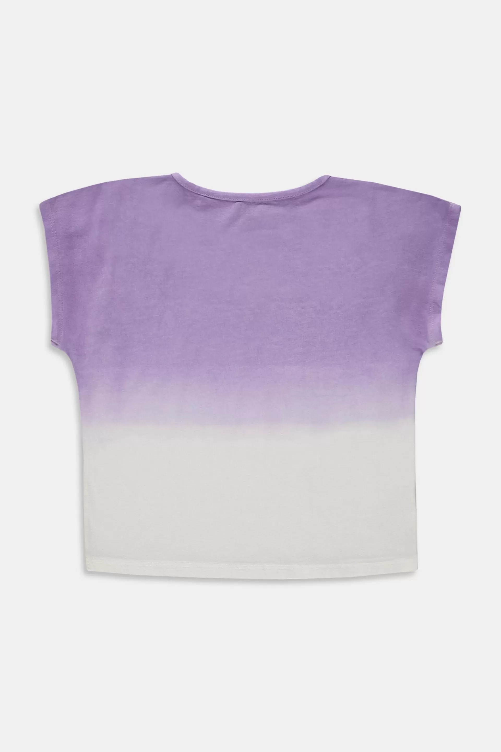 Zweifarbiges T-Shirt mit Logo-ESPRIT Discount